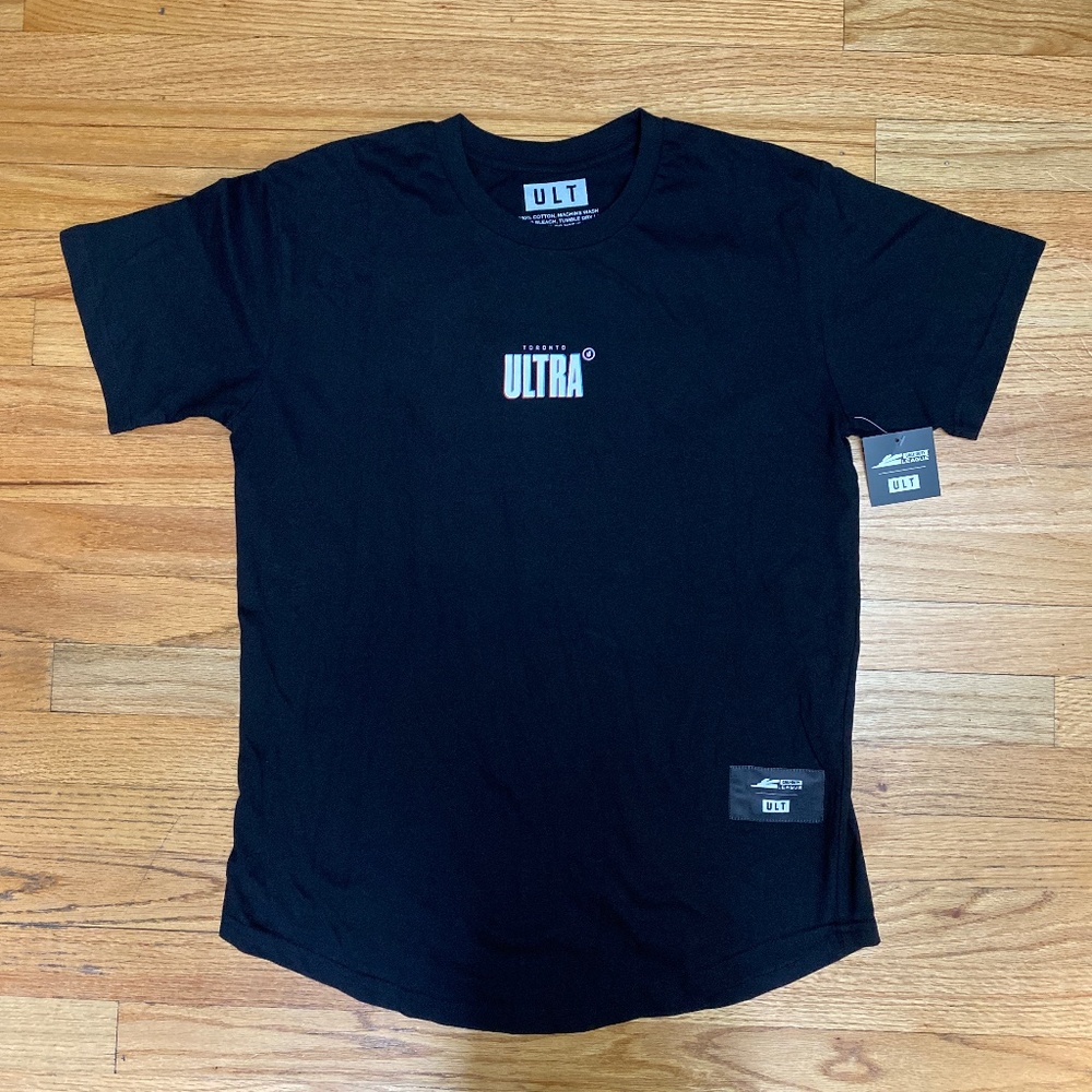MEN’S CALL OF DUTY LEAGUE -ULT TORONTO ULTRA “CURVED HEM” T-SHIRT